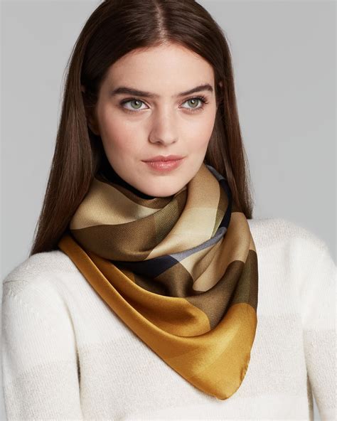 burberry satin seta|Women's Scarves & Wraps .